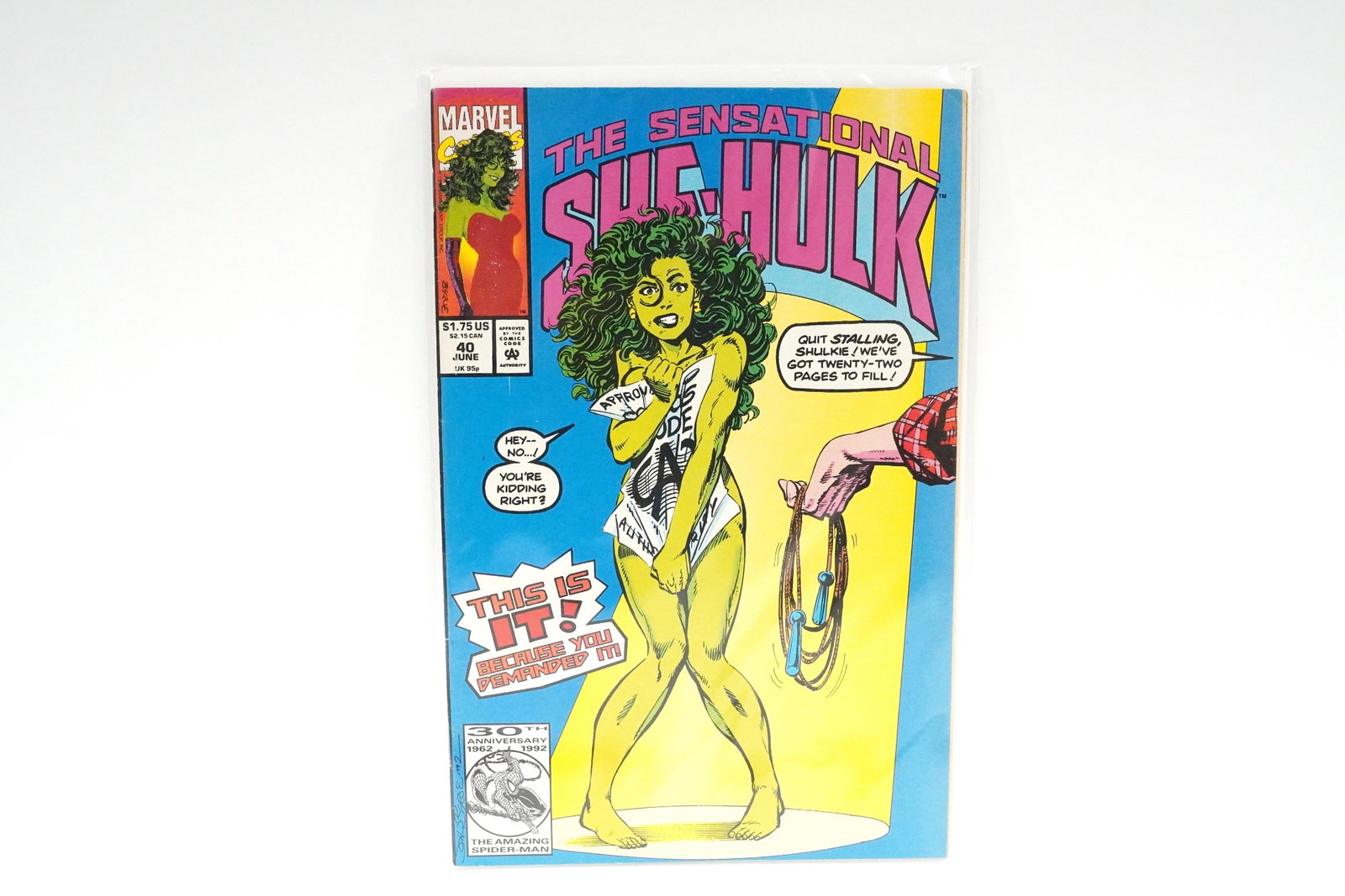 Marvel She Hulk vintage comic: Marvel She Hulk vintage comic.
