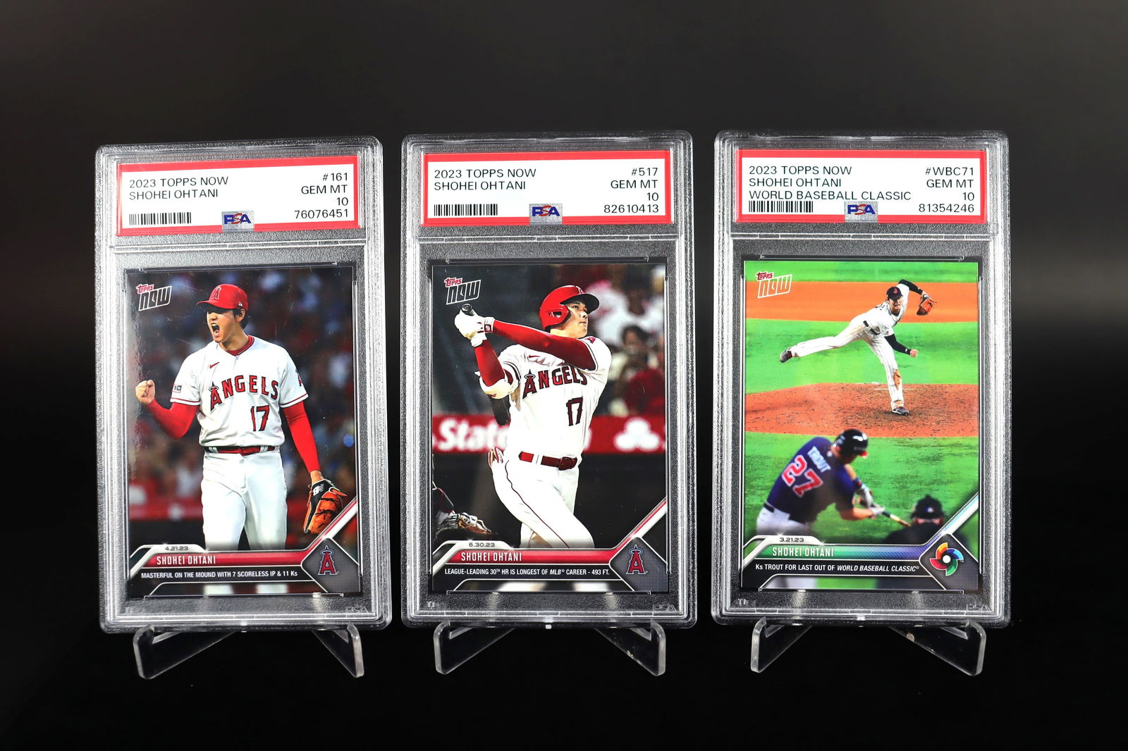 Lots PSA graded Shohei card (1 of 7)