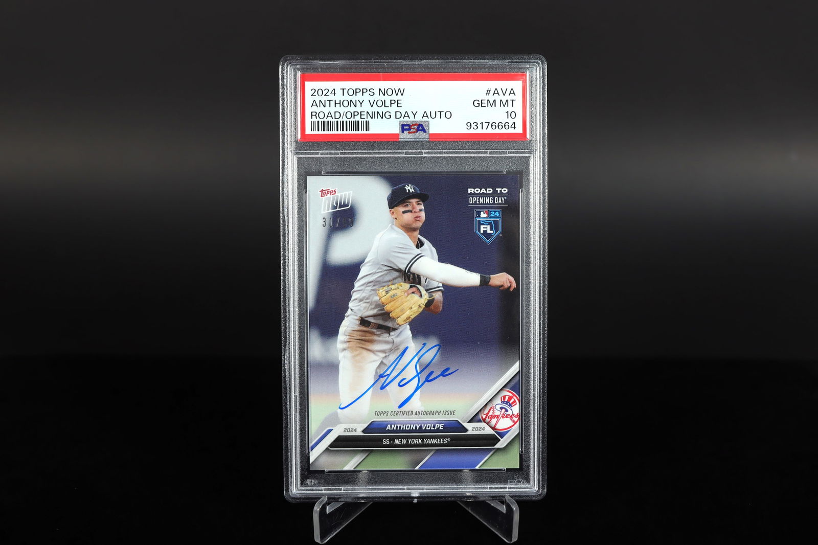 Anthony Volpe PSA 10 card (1 of 7)