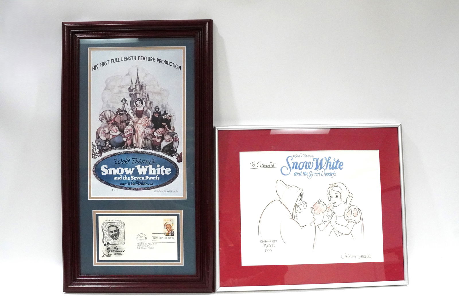 Lots Disney signed art (1 of 7)