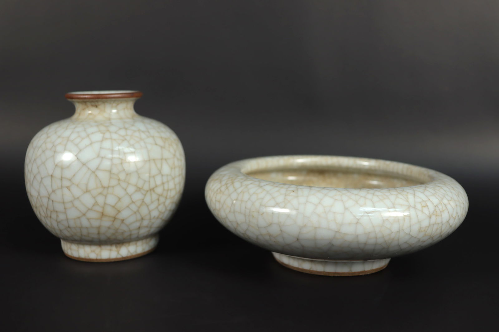 Lots fine Chinese crackled vase (1 of 7)