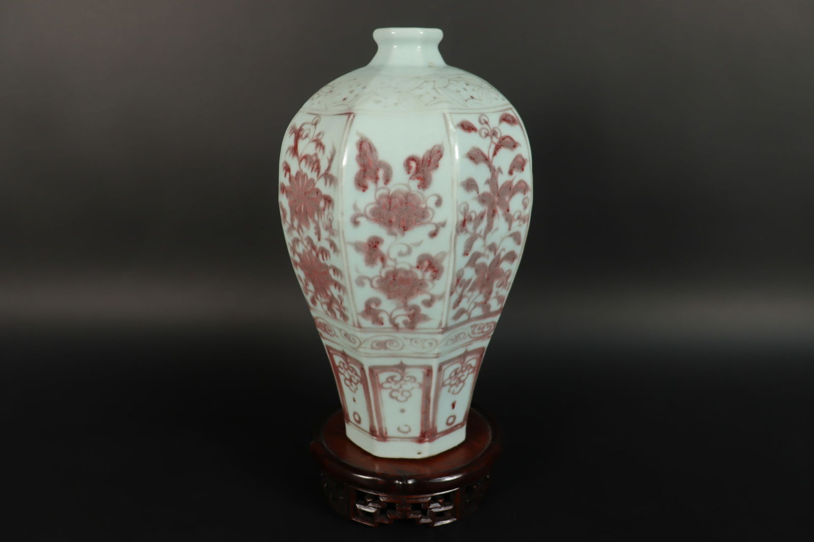 Chinese copper red vase (1 of 7)