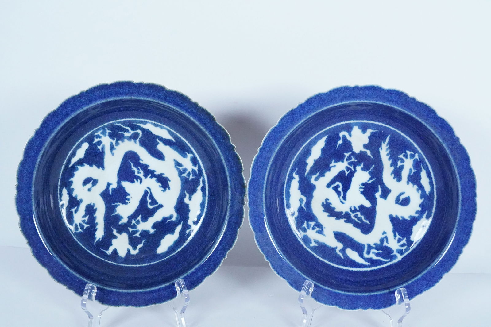 2 Chinese dragon plates (1 of 7)