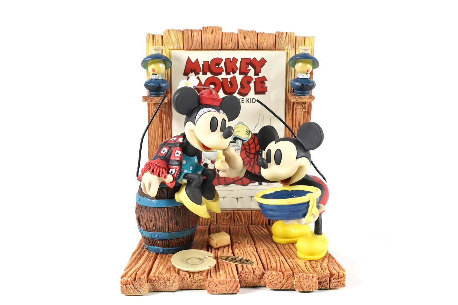 Disney Mickey figure: Disney Mickey vintage figure. H: 8.8" x W: 7.5."