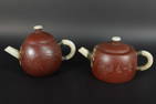 2 Chinese clay teapots
