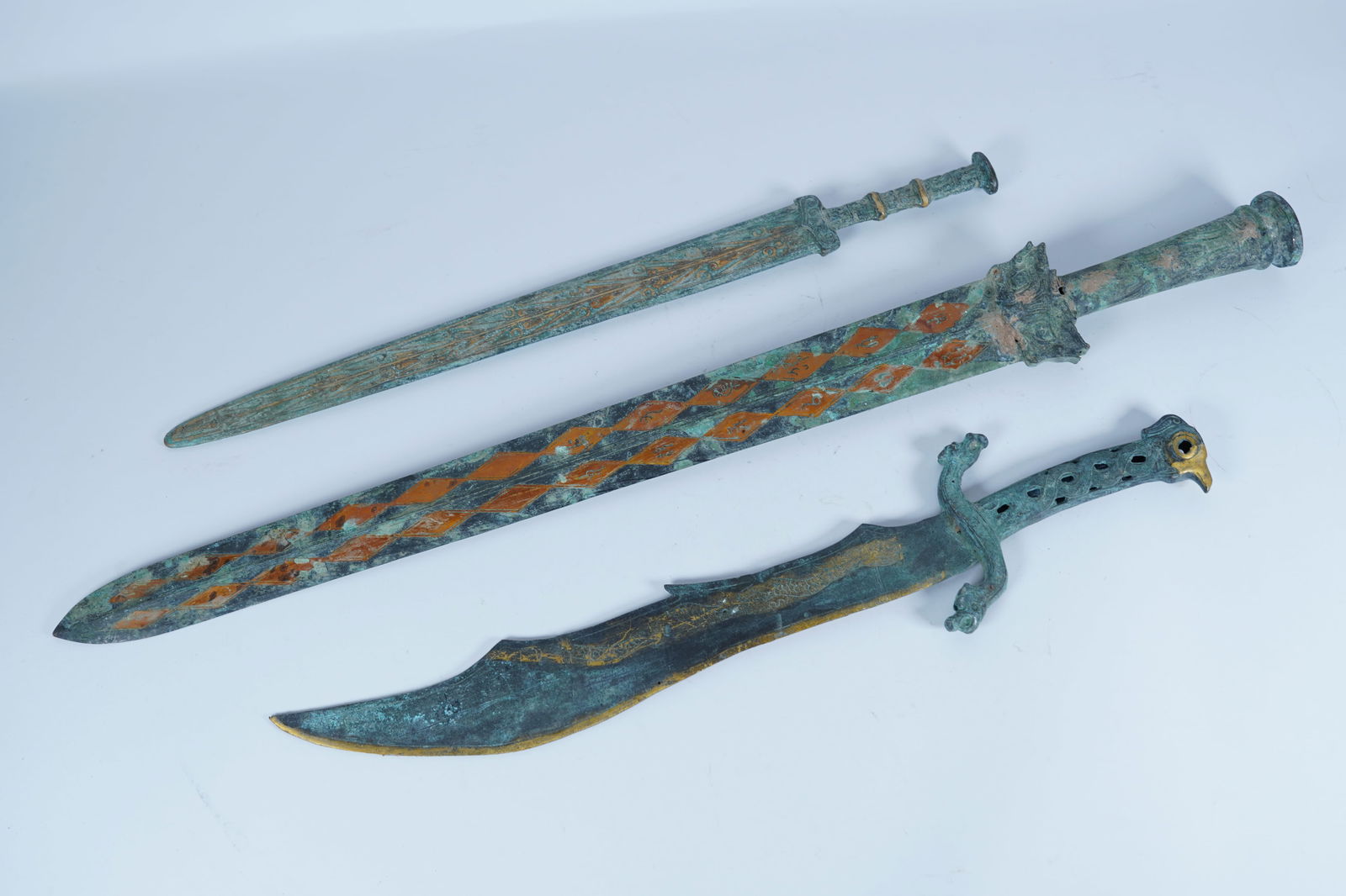 Lots Chinese bronze sword (1 of 7)