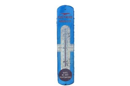 Fleet Wing vintage thermometer
