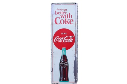 Vintage Coke metal sign