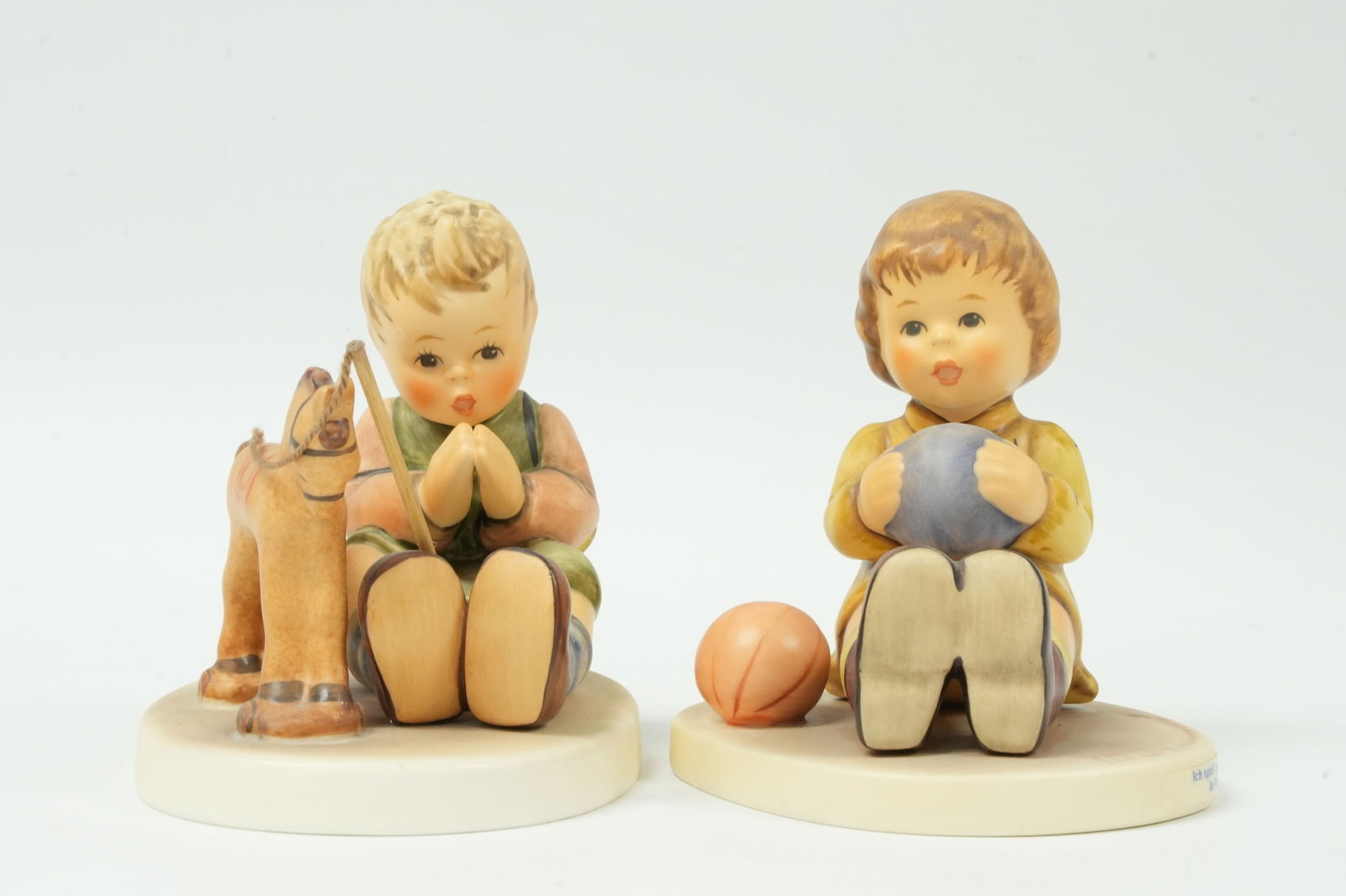 Lots vintage Hummels: Lots vintage Hummels. Largest H: 3.5" x W: 3.5."