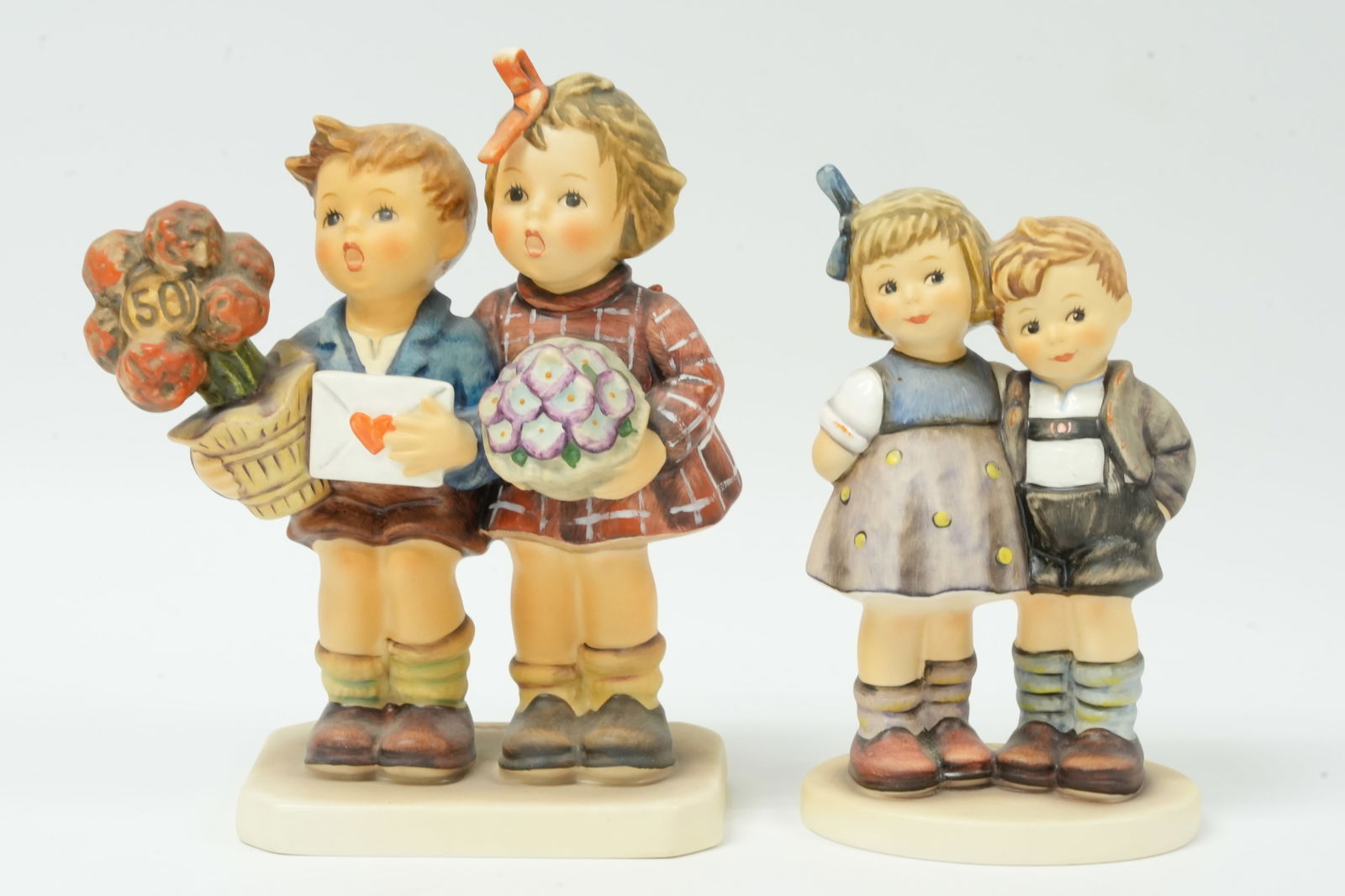 Lots vintage Hummels: Lots vintage Hummels. Largest H: 6.5" x W: 5."