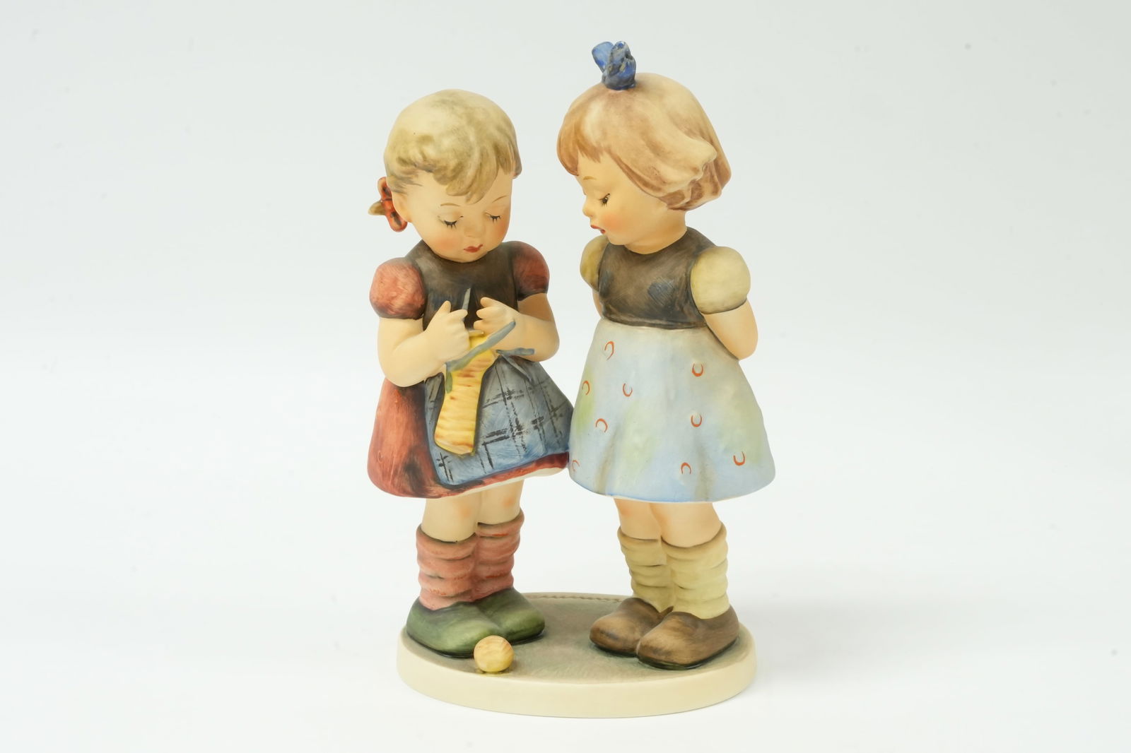A vintage Hummel figure: A vintage Hummel figure. H: 7" x W: 4.5."