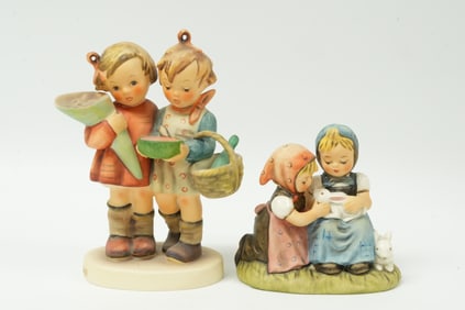 2 vintage Hummel figure
