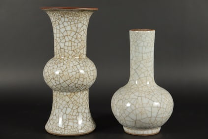 Lots Chinese crackled vase