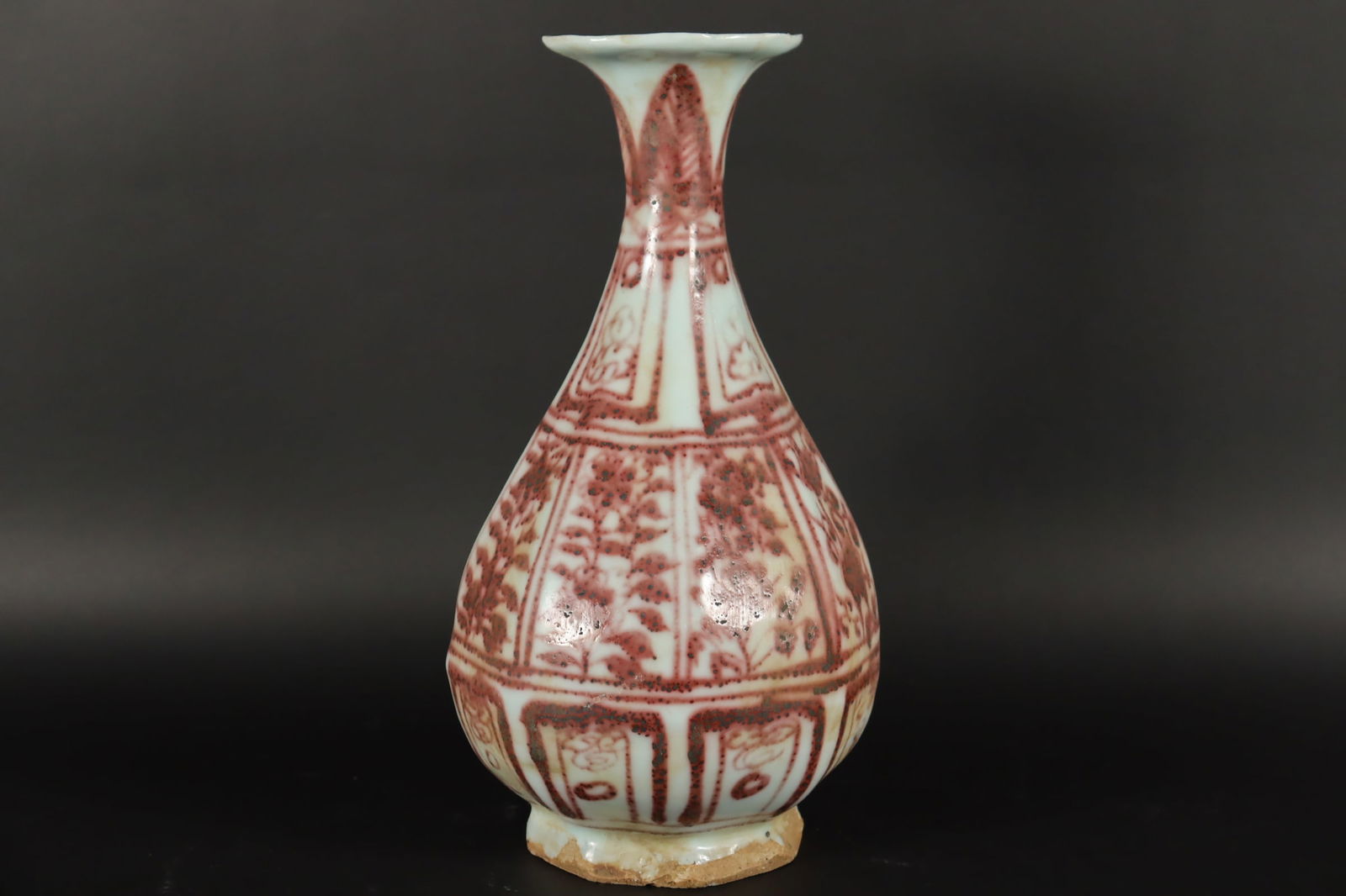 Chinese copper red vase (1 of 7)