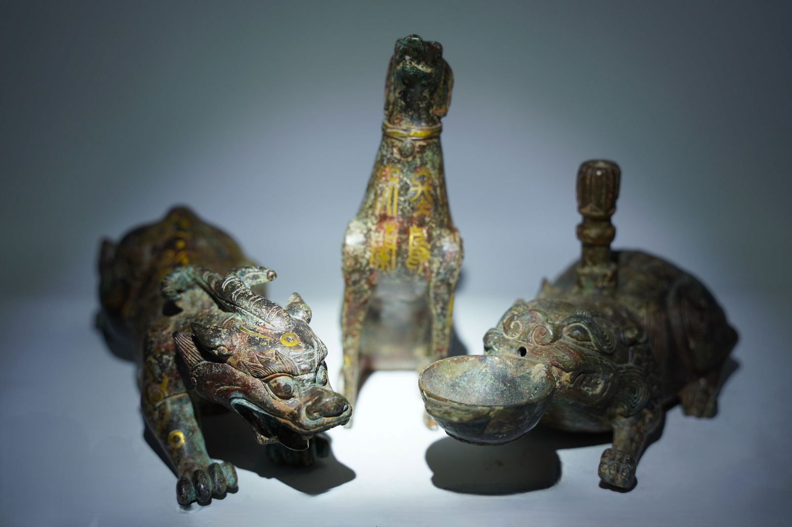 Lots Chinese bronze beasts (1 of 7)