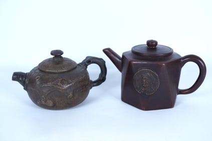Lots Chinese clay teapots