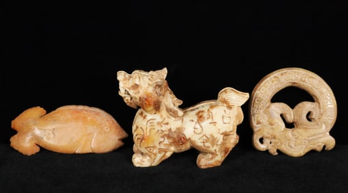 Lots Chinese stone ornaments