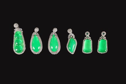 Lots Chinese fine pendants