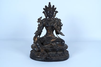 Chinese heavy bronze buddha