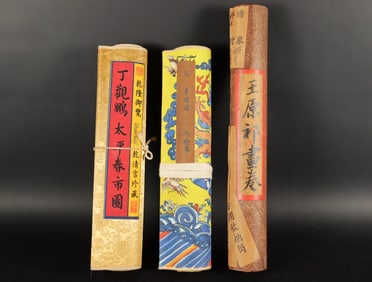 Lots Chinese fine scrolls