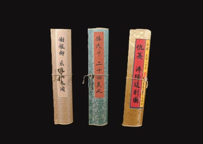 Lots Chinese fine scrolls