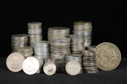 Lots vintage coins