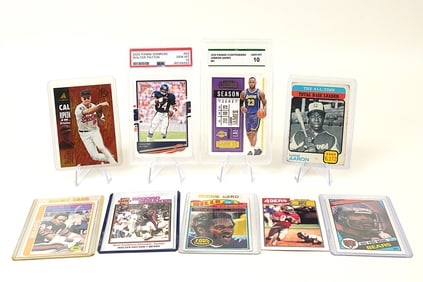 Lots vintage sports card