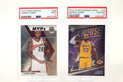 PSA Lebron James card