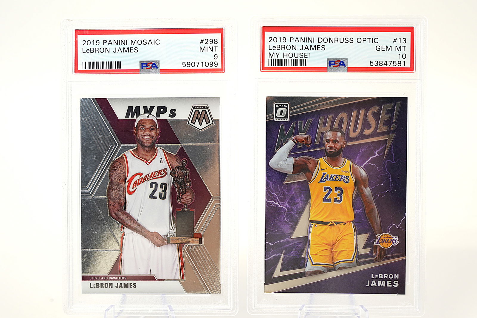PSA Lebron James card (1 of 7)