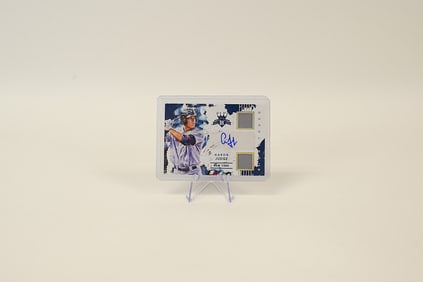 Aaron Judge signed jersey card