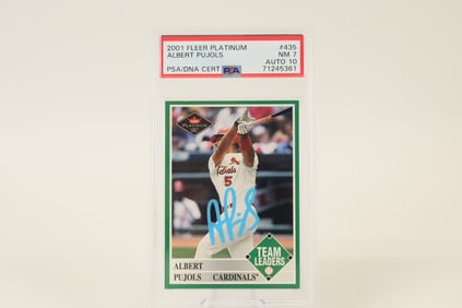 Albert Pujol signed card