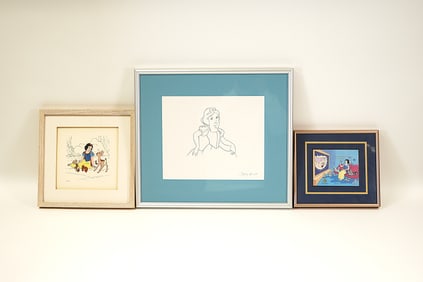 Lots Disney signed art
