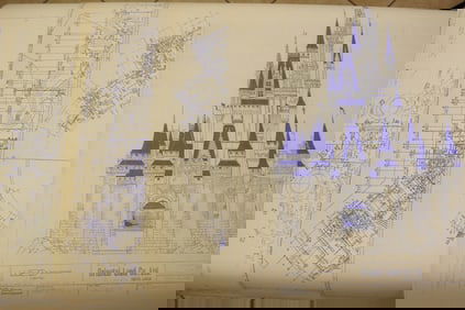 A Disneyland vintage map