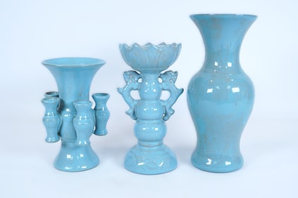Lots Chinese celadon vase