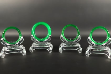 Lots Chinese apple green bangles
