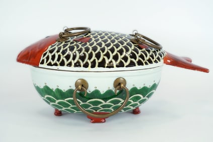 Chinese fine fish box