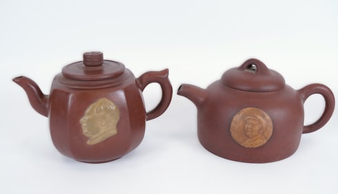Lots Chinese clay teapots