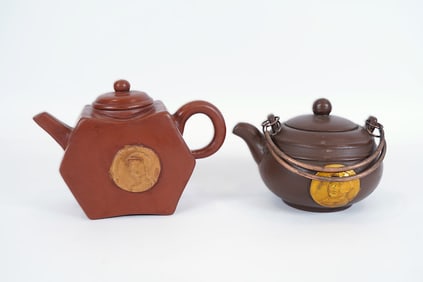 Lots Chinese clay teapots