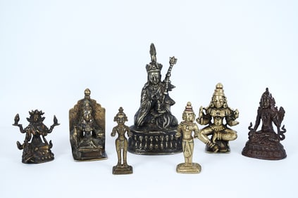 Lots Chinese copper buddha