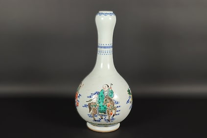 Chinese famille rose vase