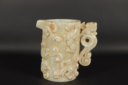 Chinese fine carved cup