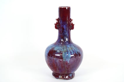 Chinese fine red vase