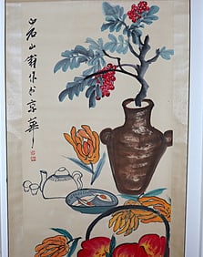 Lots Chinese painting scrolls