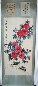 Lots Chinese painting scrolls