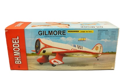RC model airplane new in original box. Condition selling it as is. H: 18" x W: 51.5."