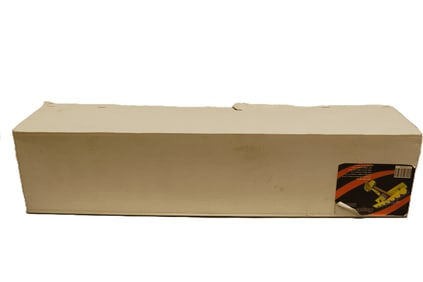 A large RC airplane in original box. H: 13" x W: 58."