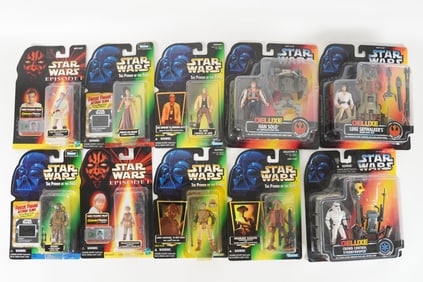 Lots Star Wars action figures in original box.