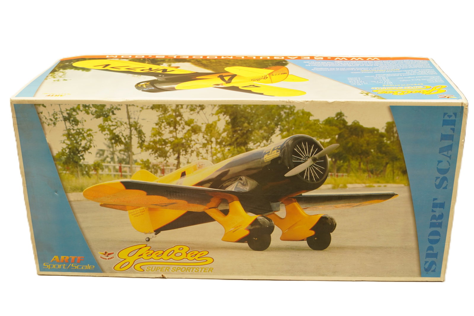 A large RC airplane in original box. Condition selling it as is.: A large RC airplane in original box. Condition selling it as is.