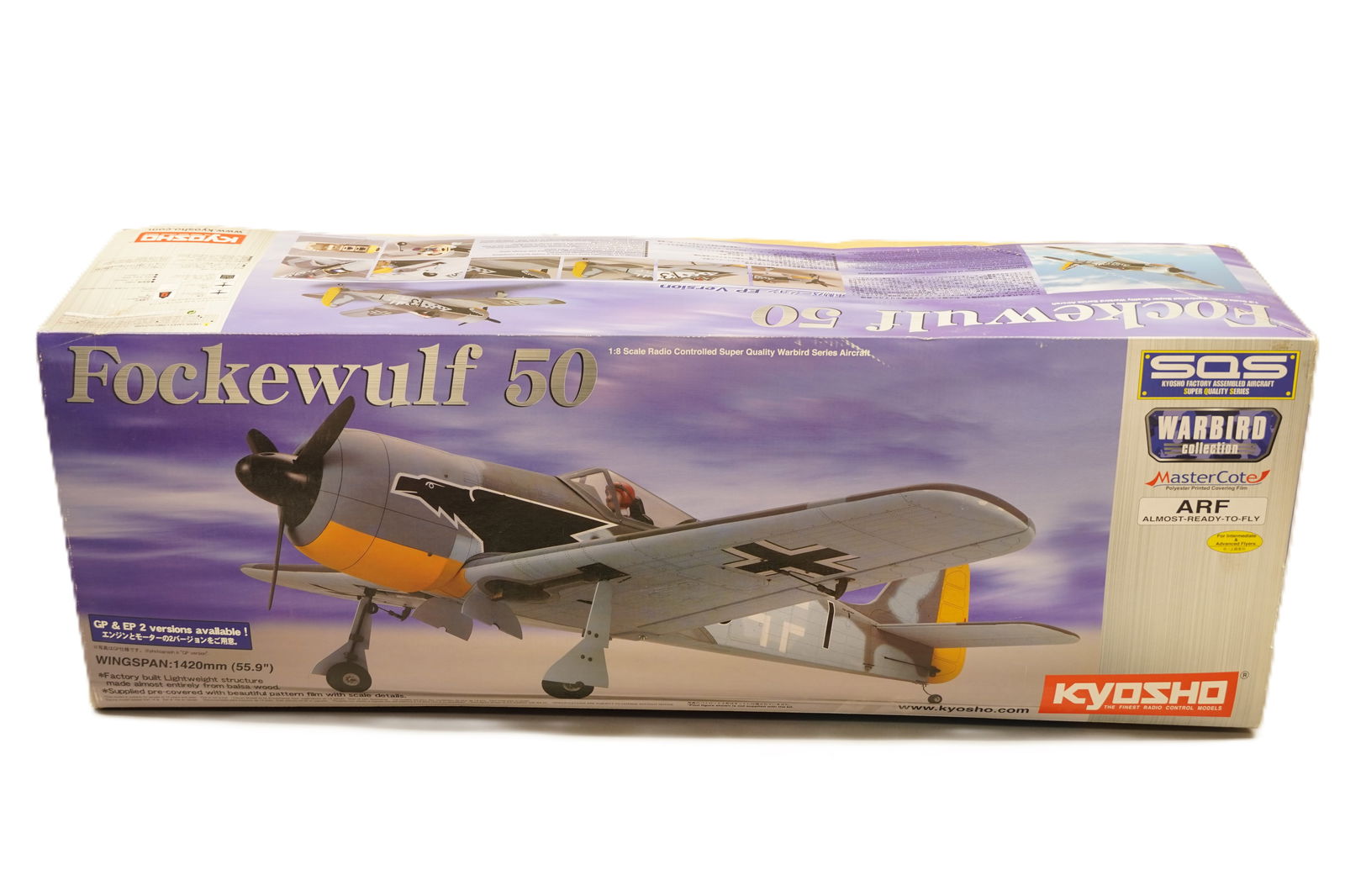 A large RC airplane in original box. Fockewulf 50, condition selling it as is.: A large RC airplane in original box. Fockewulf 50, condition selling it as is.
