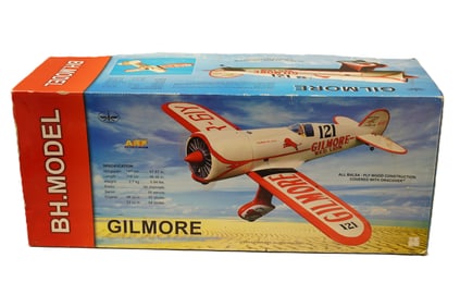 A large RC airplane, Gilmore in original box. Condition selling it as is.